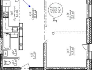 6-к квартира, вторичка, 63м2, 8/20 этаж