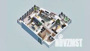 2-к квартира, вторичка, 62м2, 16/23 этаж