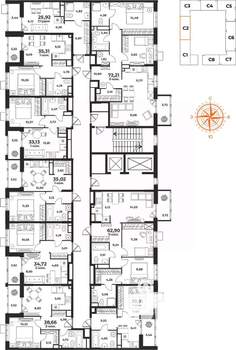 1-к квартира, вторичка, 30м2, 9/10 этаж