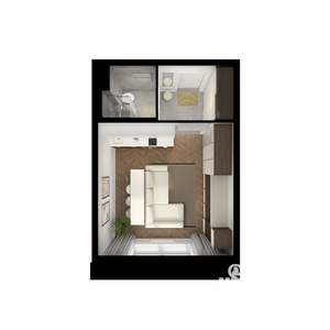 Студия квартира, вторичка, 26м2, 10/10 этаж