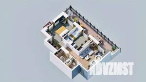 2-к квартира, вторичка, 70м2, 14/23 этаж