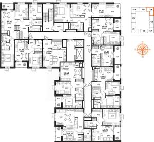 2-к квартира, вторичка, 47м2, 5/10 этаж