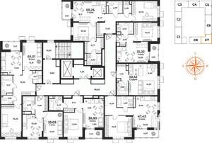 2-к квартира, вторичка, 47м2, 2/10 этаж