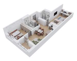 2-к квартира, вторичка, 67м2, 16/16 этаж