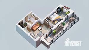 1-к квартира, вторичка, 47м2, 10/23 этаж