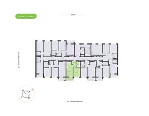 1-к квартира, вторичка, 41м2, 5/7 этаж
