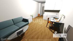 Студия квартира, вторичка, 24м2, 1/11 этаж