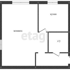 1-к квартира, вторичка, 31м2, 1/5 этаж