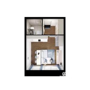 Студия квартира, вторичка, 26м2, 6/10 этаж