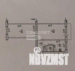 2-к квартира, вторичка, 44м2, 4/5 этаж