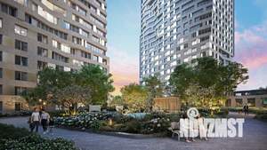 4-к квартира, строящийся дом, 78м2, 24/30 этаж