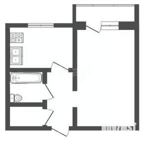 1-к квартира, вторичка, 35м2, 5/10 этаж