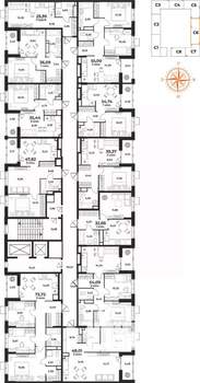 2-к квартира, вторичка, 55м2, 2/10 этаж