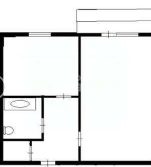 1-к квартира, вторичка, 33м2, 1/5 этаж