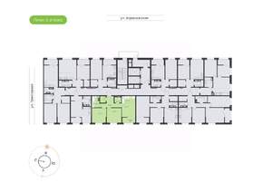 2-к квартира, вторичка, 58м2, 16/16 этаж