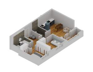2-к квартира, вторичка, 60м2, 13/21 этаж
