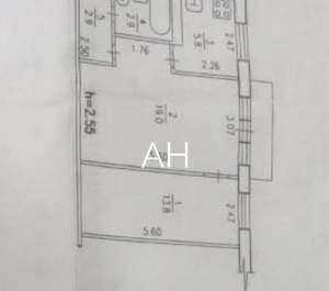 2-к квартира, вторичка, 45м2, 5/5 этаж