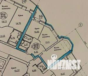 2-к квартира, вторичка, 62м2, 7/15 этаж