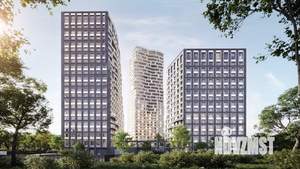 2-к квартира, строящийся дом, 45м2, 8/22 этаж