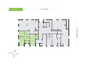 2-к квартира, вторичка, 67м2, 1/9 этаж
