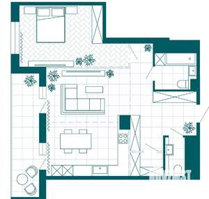 1-к квартира, вторичка, 75м2, 15/23 этаж