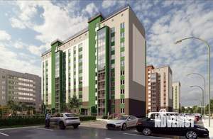 2-к квартира, строящийся дом, 55м2, 6/10 этаж