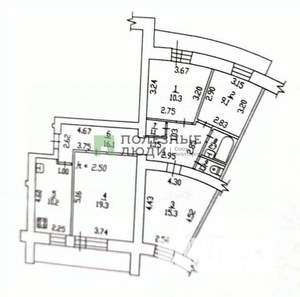 4-к квартира, вторичка, 85м2, 8/9 этаж