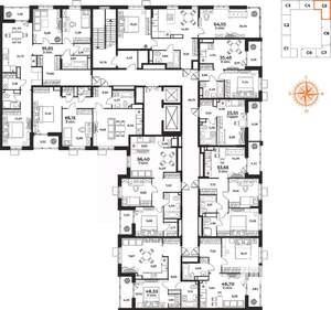 3-к квартира, вторичка, 56м2, 7/10 этаж