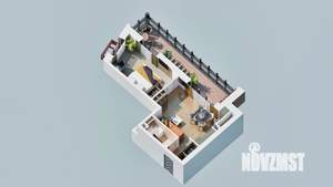 1-к квартира, вторичка, 47м2, 10/23 этаж