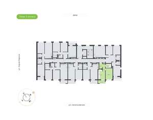 1-к квартира, вторичка, 38м2, 3/7 этаж