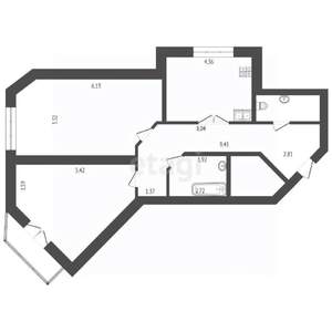 2-к квартира, вторичка, 75м2, 4/14 этаж