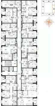 2-к квартира, вторичка, 39м2, 2/10 этаж