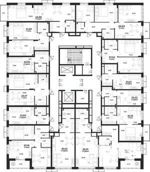 1-к квартира, вторичка, 40м2, 2/10 этаж