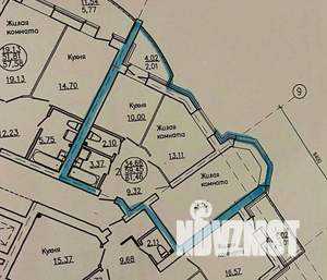 2-к квартира, вторичка, 62м2, 7/15 этаж