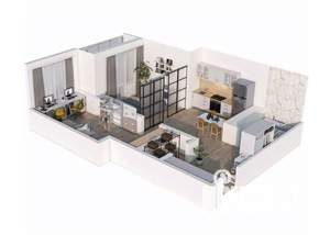 2-к квартира, вторичка, 59м2, 19/23 этаж