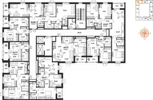 2-к квартира, вторичка, 35м2, 9/10 этаж