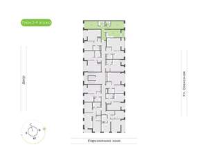 2-к квартира, вторичка, 69м2, 3/9 этаж