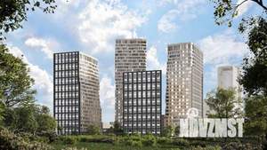 2-к квартира, строящийся дом, 61м2, 24/30 этаж