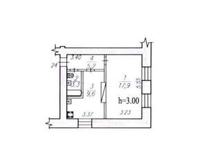 2-к квартира, вторичка, 36м2, 2/2 этаж