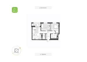 2-к квартира, вторичка, 60м2, 15/17 этаж