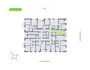 1-к квартира, вторичка, 33м2, 6/24 этаж