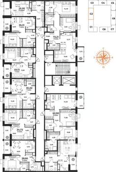 1-к квартира, вторичка, 26м2, 9/10 этаж