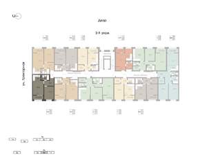 1-к квартира, вторичка, 40м2, 8/9 этаж