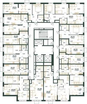Студия квартира, вторичка, 34м2, 13/24 этаж