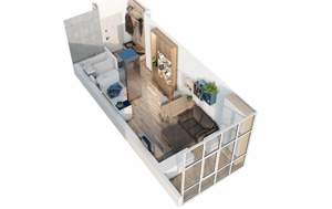 1-к квартира, вторичка, 22м2, 15/23 этаж