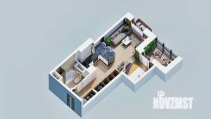 1-к квартира, вторичка, 37м2, 10/23 этаж