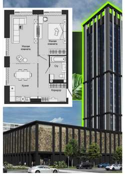 2-к квартира, вторичка, 62м2, 14/25 этаж