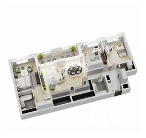 4-к квартира, вторичка, 95м2, 14/24 этаж