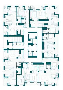 1-к квартира, вторичка, 75м2, 20/23 этаж