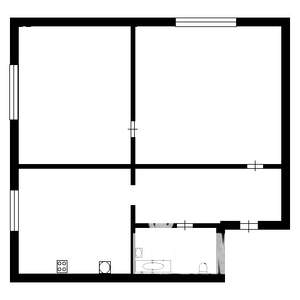 2-к квартира, вторичка, 41м2, 1/5 этаж